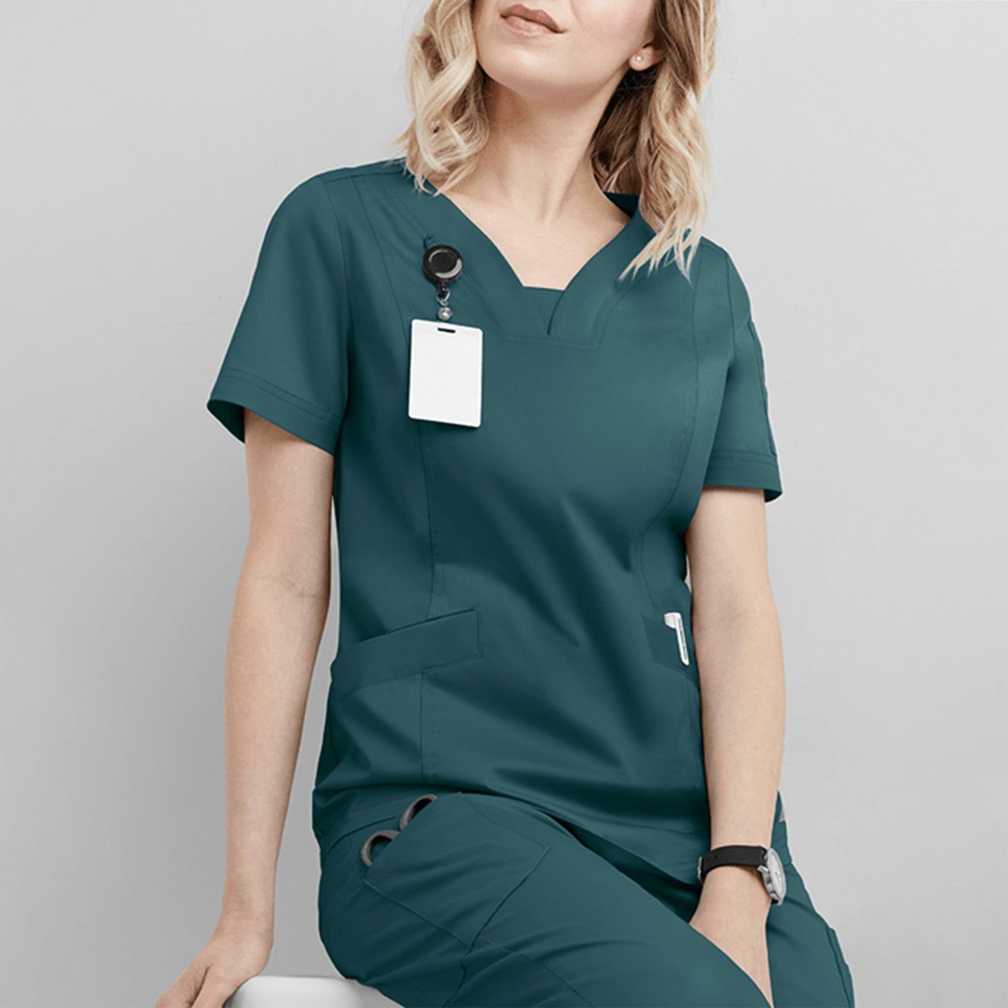 Premium Women's Scrub Top