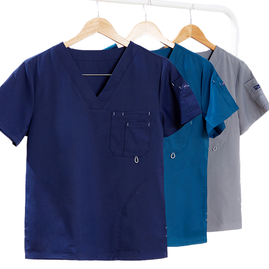 V-Neck Microfiber Scrub Set