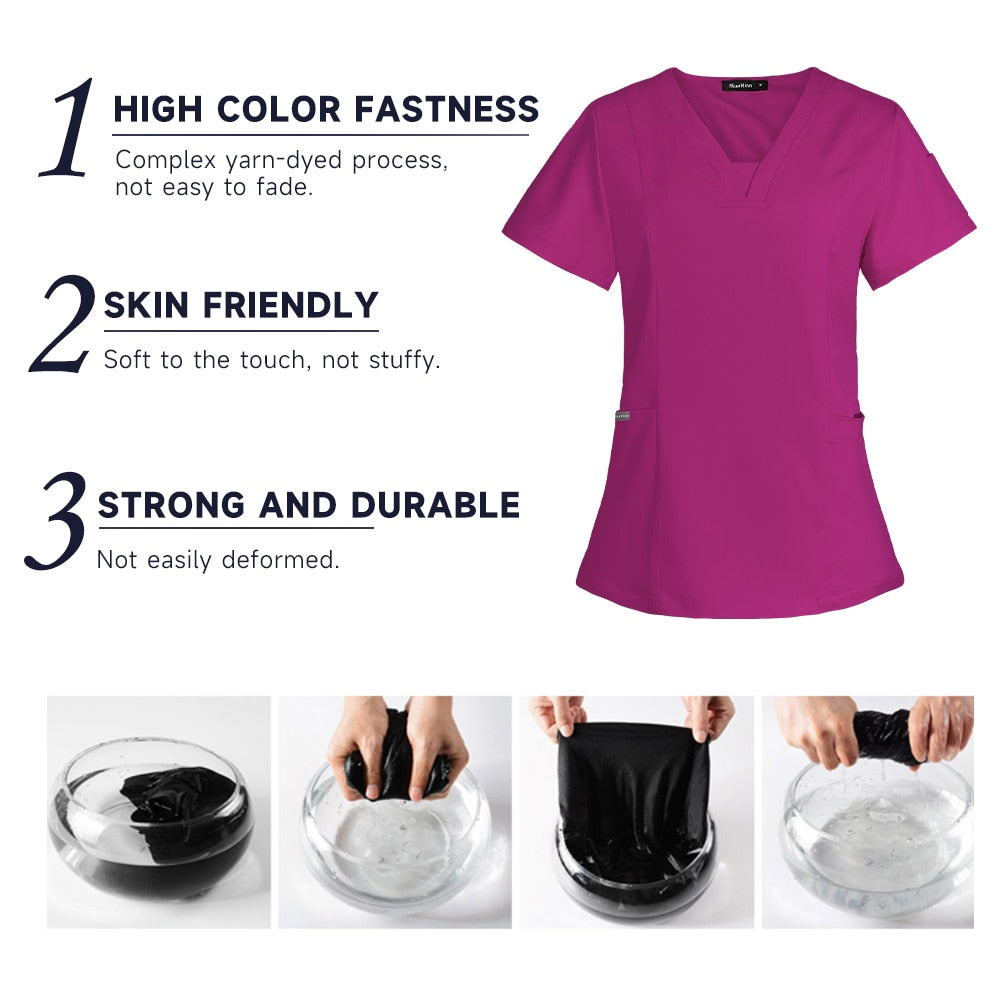 Premium Medical V-Neck Women's Scrubs
