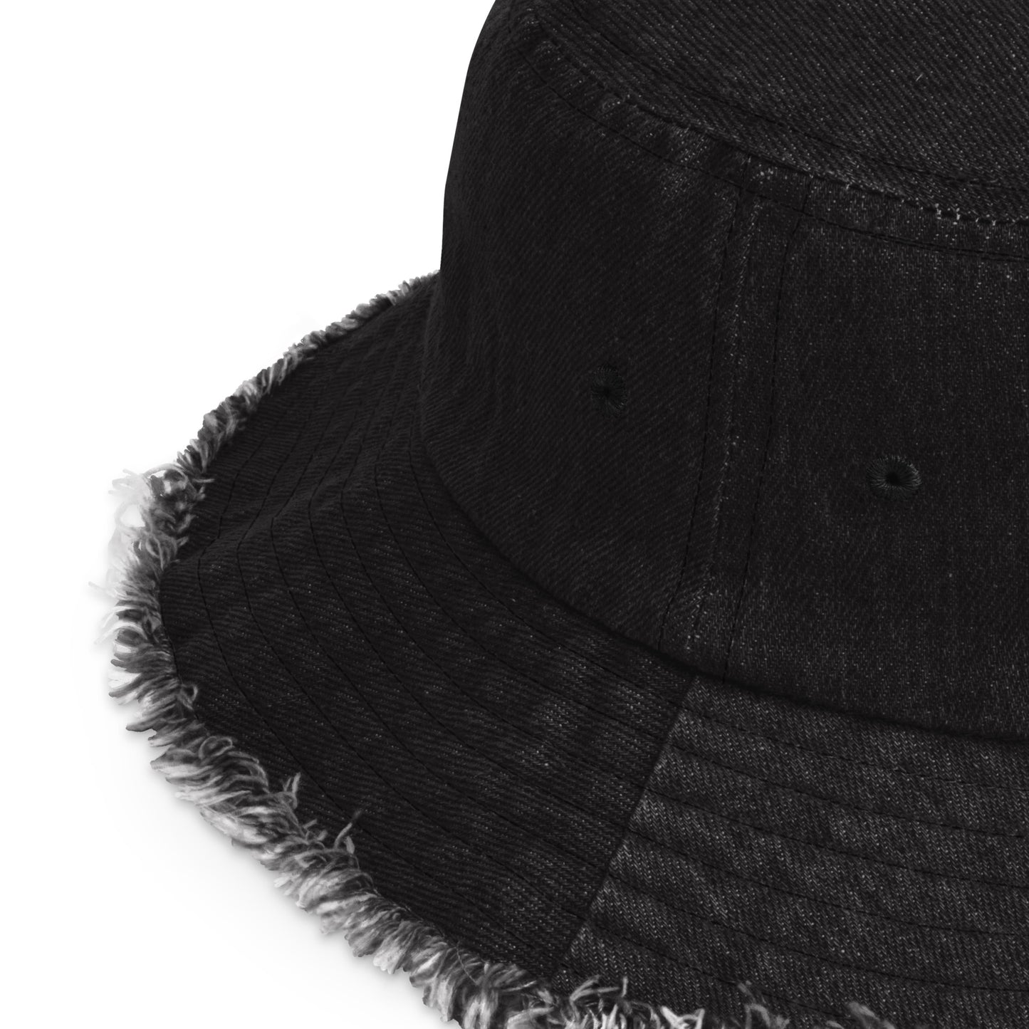 CHT Distressed Denim Bucket Hat