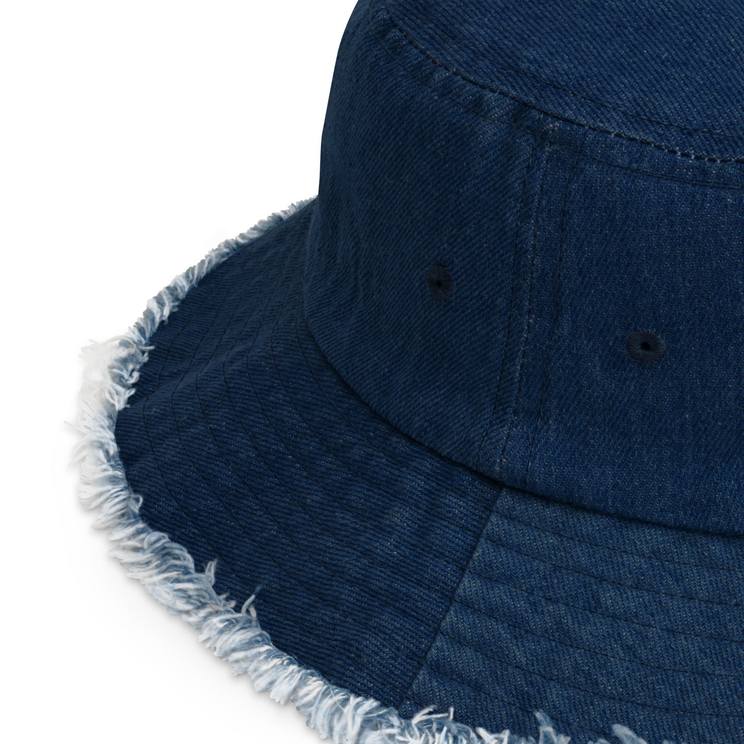 CHT Distressed Denim Bucket Hat