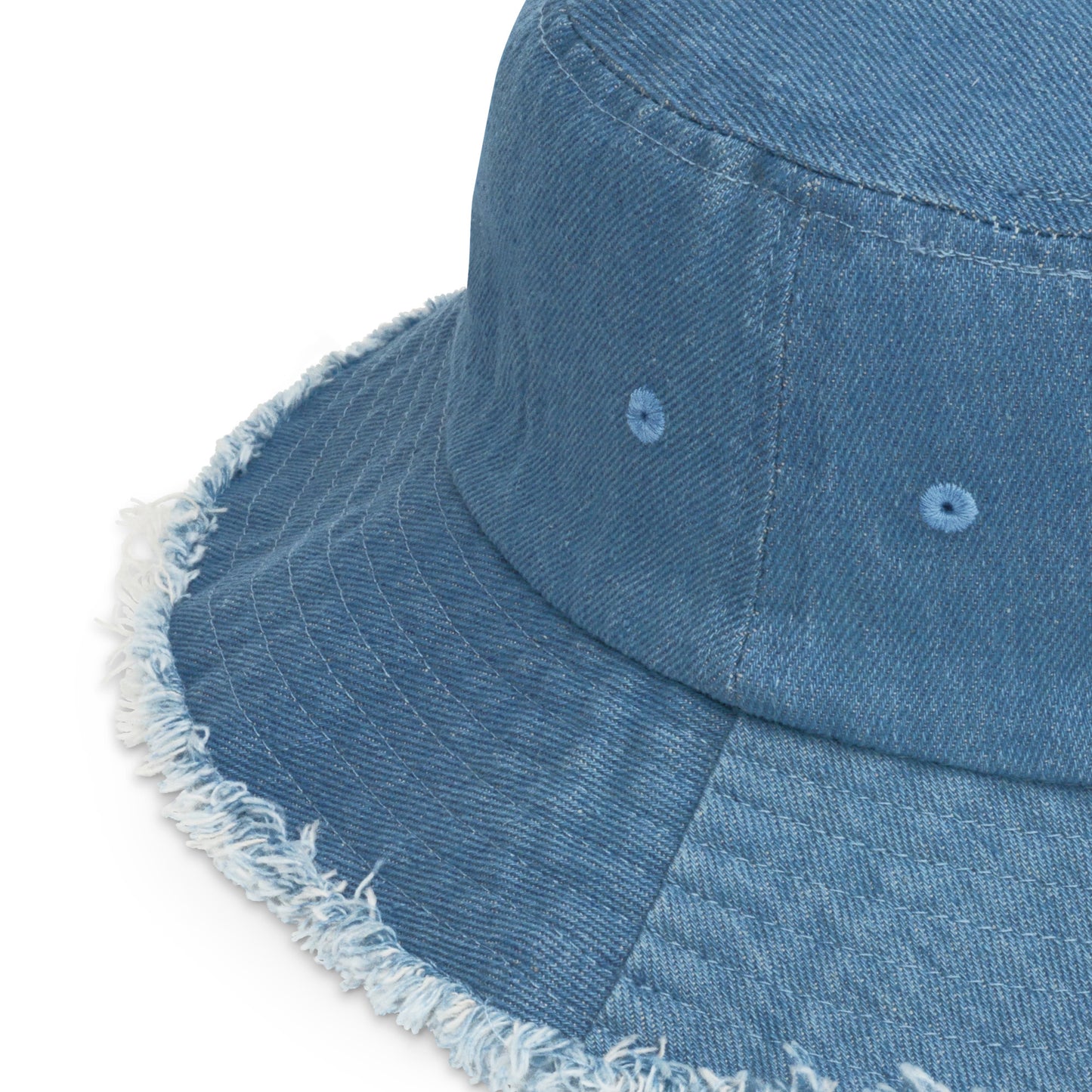 CHT Distressed Denim Bucket Hat
