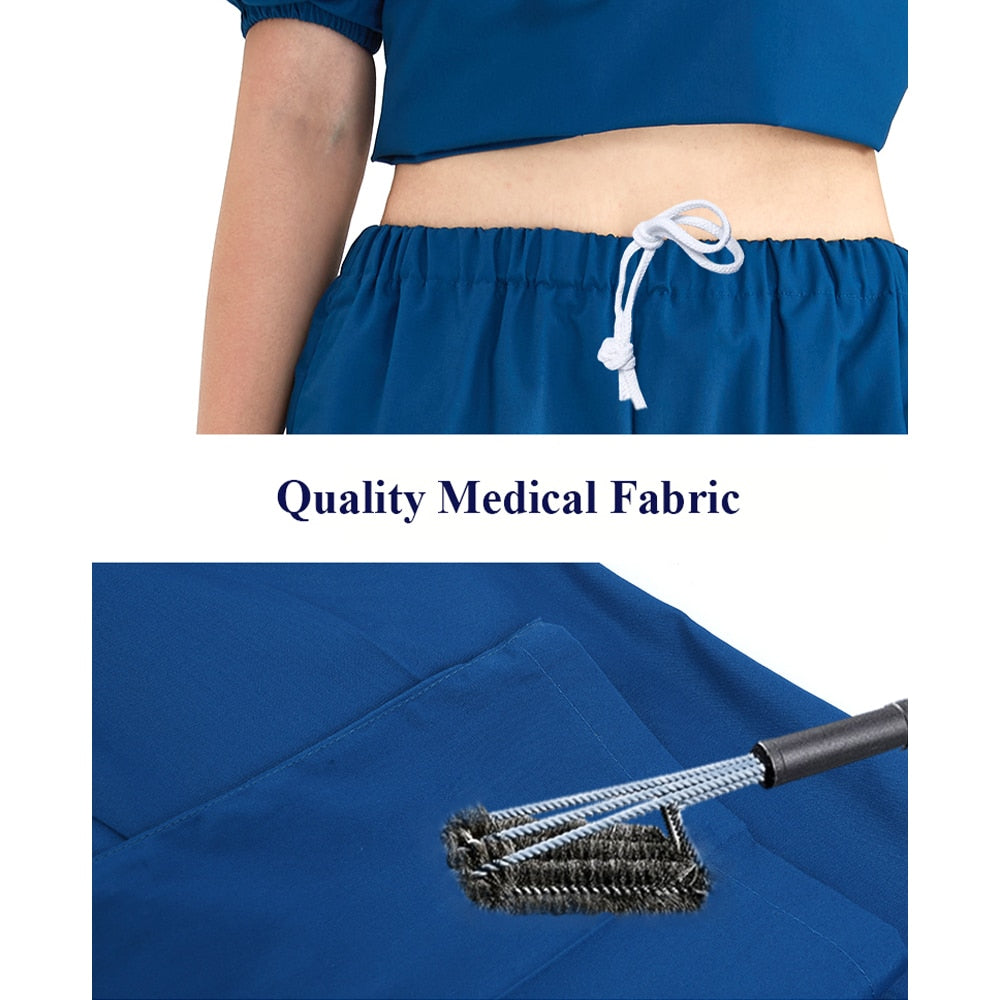 Medical Unisex V-Neck Scrub Sets